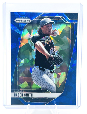 Hagen Smith 2025 Panini Prizm Cracked Ice R#14 Chicago White Sox