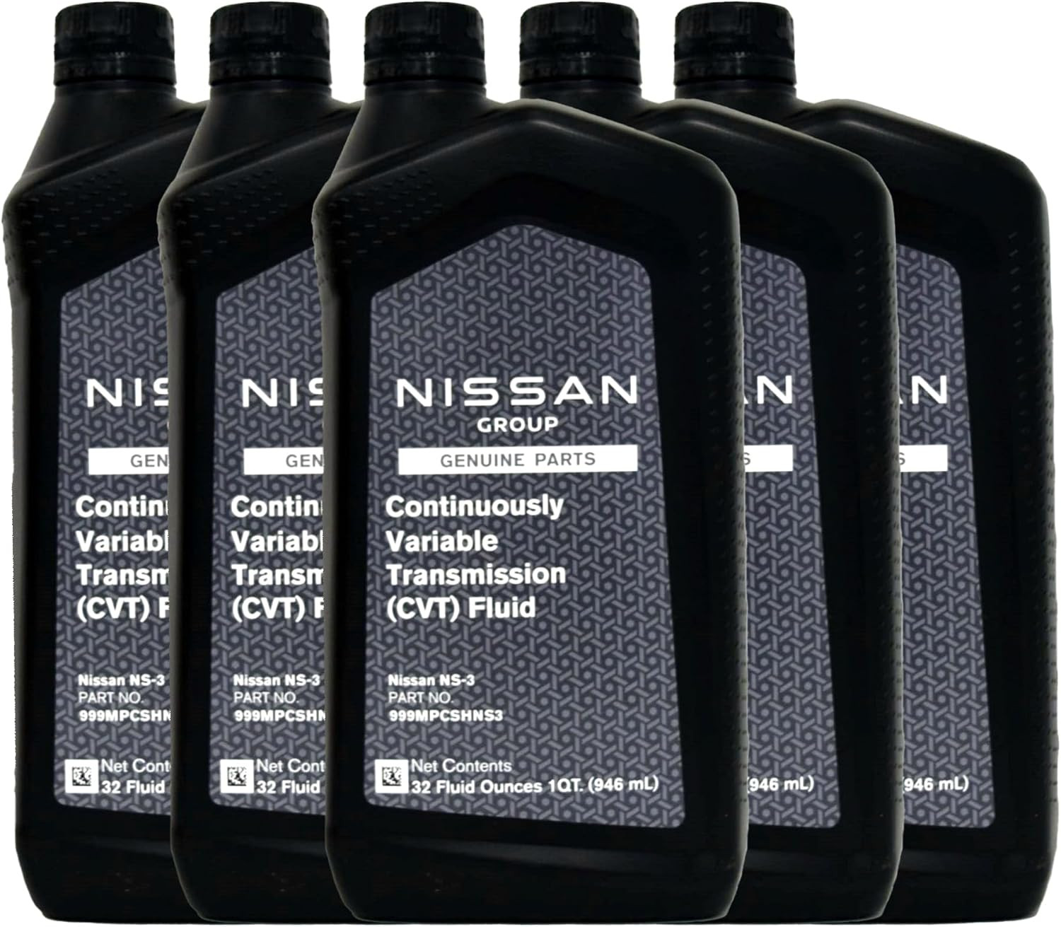 Nissan Genuine OEM CVT-3 Transmission Fluid 999MP-NS300P 5 Quarts Factory Pack