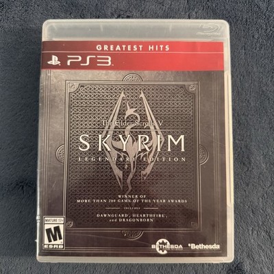 Elder Scrolls 5 V: Skyrim Legendary Edition (PlayStation 3, PS3) CIB & Tested
