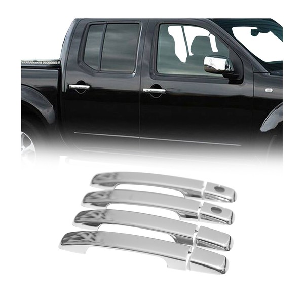 Chrom TüRgriff Blende FüR Nissan Navara 2005-2015 Edelstahl 4Tlg-image