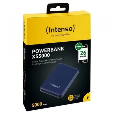 Intenso Powerbank mobile charging station Slim XS 5000 mAh Type A / C USB OUT bl