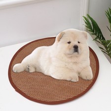 2Pcs Breathable Reusable Pet Summer Mat Cooling Pad Coffee for Dogs Cats