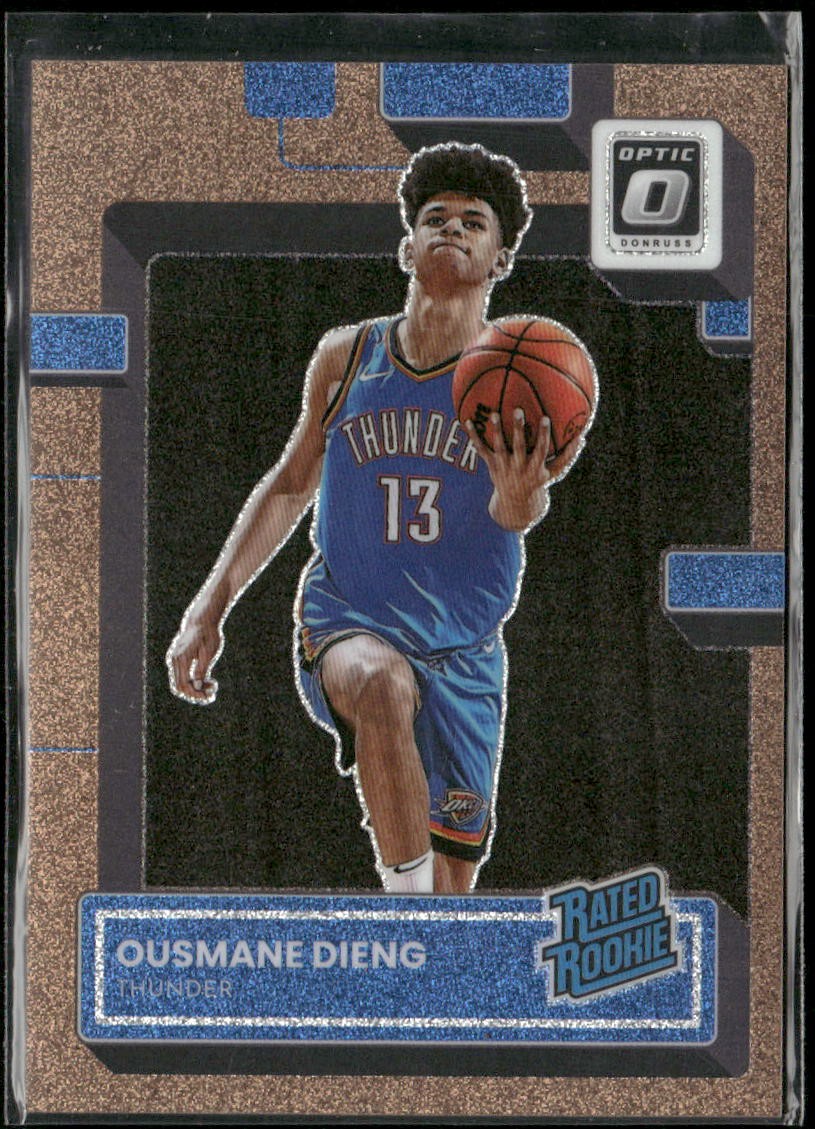 2022-23 Donruss Optic #220 Ousmane Dieng Rated Rookie Copper Glitter /99