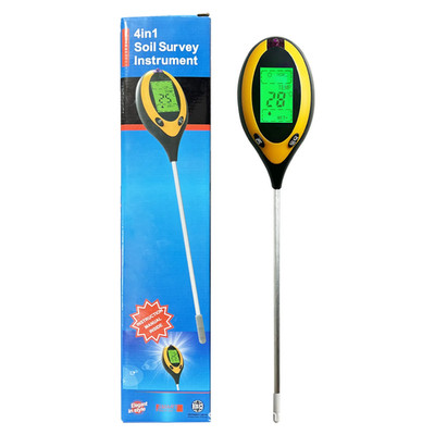 TINSOL High Precision Soil PH Humidity Nutrient Water Tester Fertility Meter for