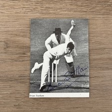 Brian Statham - England - Signed Picture