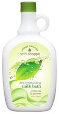 Village Naturals Bath Shoppe White Tea Milk Bath, 28 fl oz, Bubble Bath, Soften