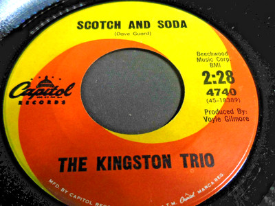 Kingston Trio-''Scotch And Soda'' Capitol 4740 VG++ $4.00