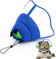 Soft Dog Cone Collar - Adjustable Recovery Padding Cone for Small Dogs After