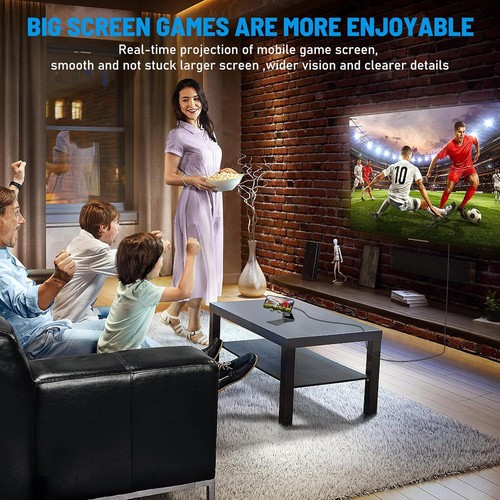 USB C to HDMI Adapter for Phone 15 TV, 4K@60Hz 3.1 Type-C for... - Picture 7 of 7