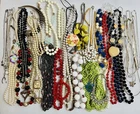 5 LBS ALL Vintage Wearable Costume Jewelry Lot Resale Signed Unsigned Clean