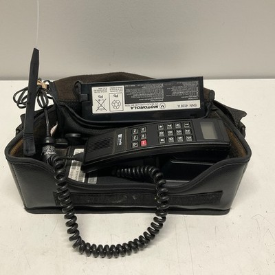 Vintage Cybertel Motorola S2891A Bag Brick Cell Phone w/ Antenna