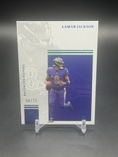2022 Panini Encased LAMAR JACKSON 8/25 BALTIMORE RAVENS 🔥Jersey # Match 