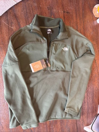 NWT The North Face 1/4 Zip Men Canyonlands High Alt NF0A84H9I0P-L Green Size L