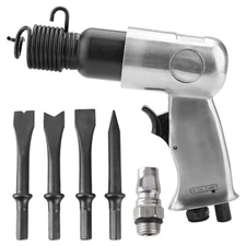 , Semme 4500 BPM Air Chisel with 4 Piece Chisel Punch Bits Tools, Industrial ...