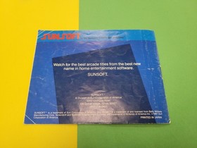 Spy Hunter NES Nintendo Instruction Manual Only 