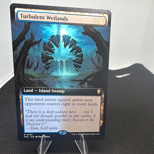Wizards of the Coast Turbulent Wetlands Extended Art Land Rare EN 2025 0103 - product listing photo