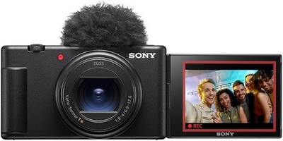 Sony vlogカメラ zv-1M2 Sony ZV-1M2 4K Vlog 20.1MP Digital Camera Black With Accessories