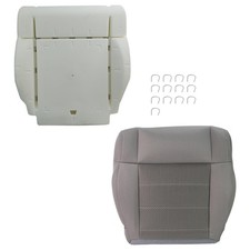 Front Driver Side Cloth Gray Seat Cover with Holes Foam Cushion for 2007-2012