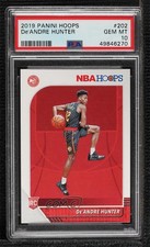 2019-20 Panini NBA Hoops De'Andre Hunter #202 PSA 10 GEM MT 1b8