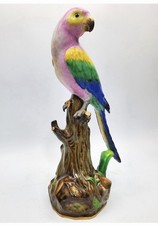 Rare 18th Century Meissen Parrot Christie’s London Provenance 09-28-10 12.25” H