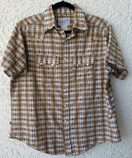 Vintage 1950s Rockmount Ranch Wear Tru-West Diamond Snap Shirt Rockabilly SZ S M