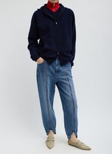 NWOT Tibi Zippered Denim Jogger Regular - size 25