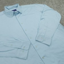 David Donahue Dress Shirt Mens XXL Button Down Regular Fit Long Sleeve