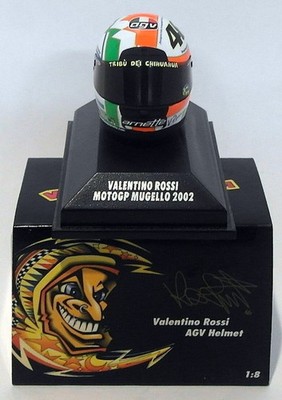 Minichamps 1/8 Scale 397 020076 - Helm Moto GP Philip Island 2007 V. Rossi