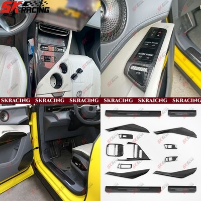 Fits Lotus Eletre 24+ LHD Plain Weave Dry Carbon Interior Console Cover Trim Kit