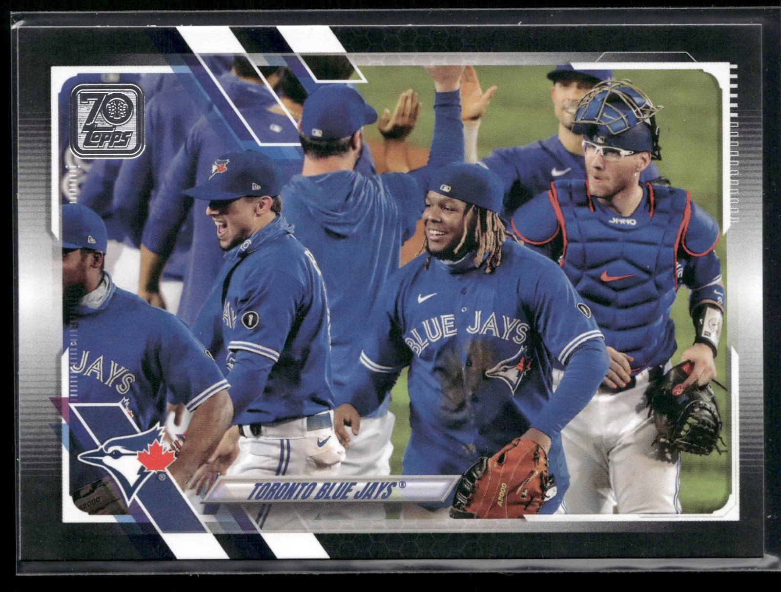 2021 Topps #438 Toronto Blue Jays Black Parallel 70 Copies Limited Edition
