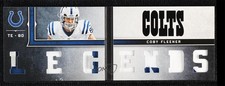2012 Panini Playbook Rookie Materials Gold Foil Prime 45/49 Coby Fleener #33 1i3