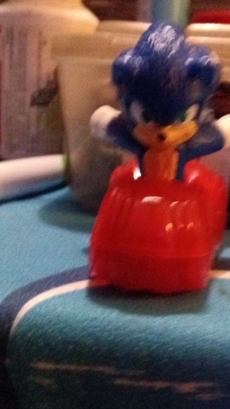 SEGA Sonic the Hedgehog Fast Food Toy Red Vehicle Figure