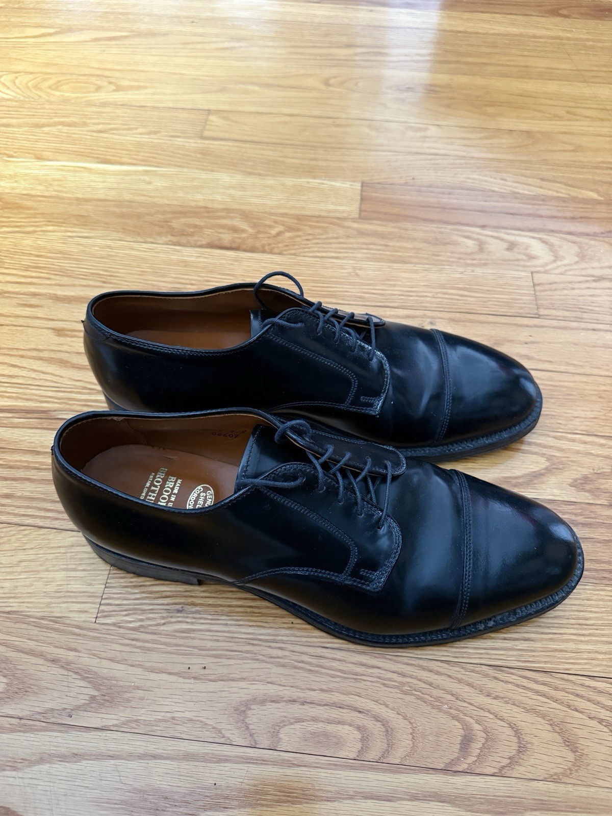 Alden 06607 Black Shell Cordovan Straight Tip Blucher