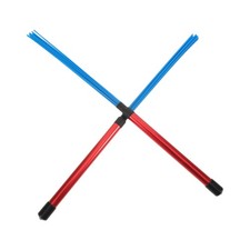 2pcs Cajon Brush Sticks: Jazz Drum Nylon Brushes - Aluminum Alloy Handle -