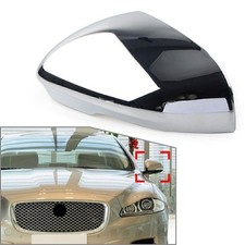 Chrom Links Spiegelkappe Geh&auml;use Abdeckung F&uuml;r Jaguar XF XFR XFR-S XJ C2D5489