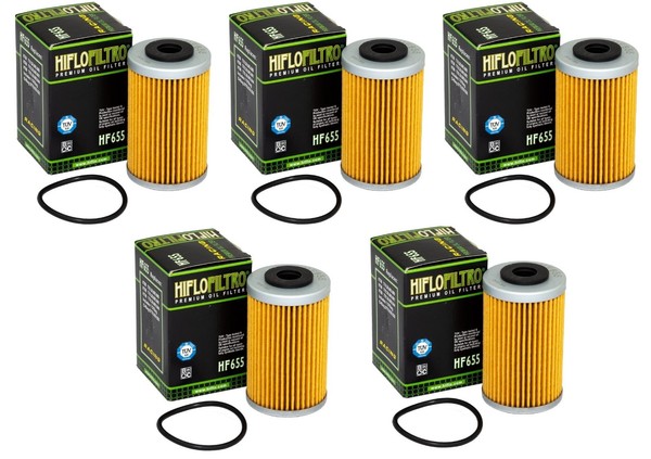HifloFiltro Oe-QualitäT ÖLfilter X5 Passend FüR KTM 450 SMR (2013-2014)-image