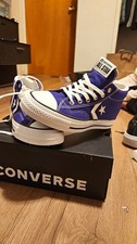 Converse All Star High Top Canvas Lace-Up Sneakers Blue/White US 4 Unisex