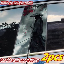 2pcs Samurai Car Stickers Waterproof Auto B Pillar Decor Cover Scratches Durable 2pcs Samurai Car Stickers Waterproof Auto B Pillar Decor Cover Scratches Durable
