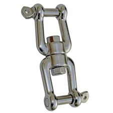 316 Stainless Steel Jaw-Jaw Anchor Swivel Chain Connector for Boat (3/8")
