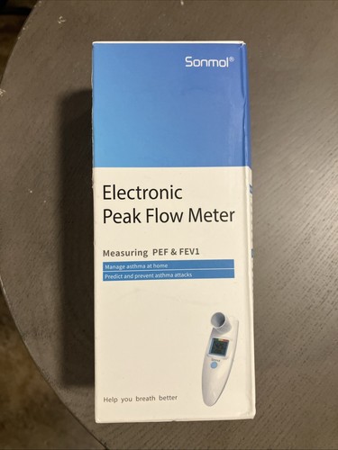 Peak Flow Meter Digital,Home Medical Spirometer for Asthma COPD Adult Kids