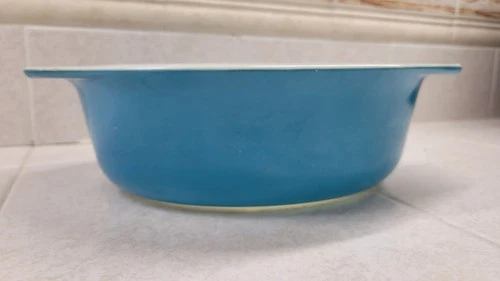 Vintage PYREX 043 Blue Horizon Oval Casserole Dish No Lid 1 1/2 Qt RARE
