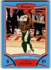 2008-09 Bowman Damien Wilkins Blue #/499 #83