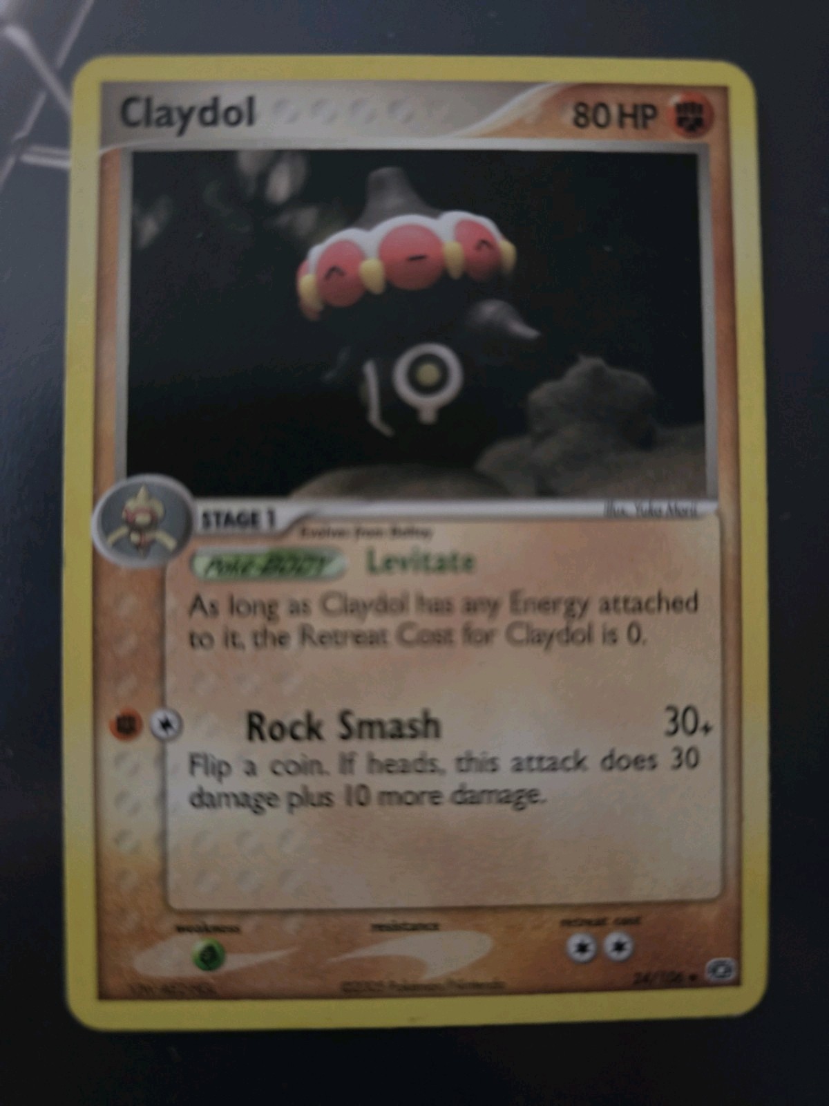 Pokemon Tcg Card CLAYDOL 24/106