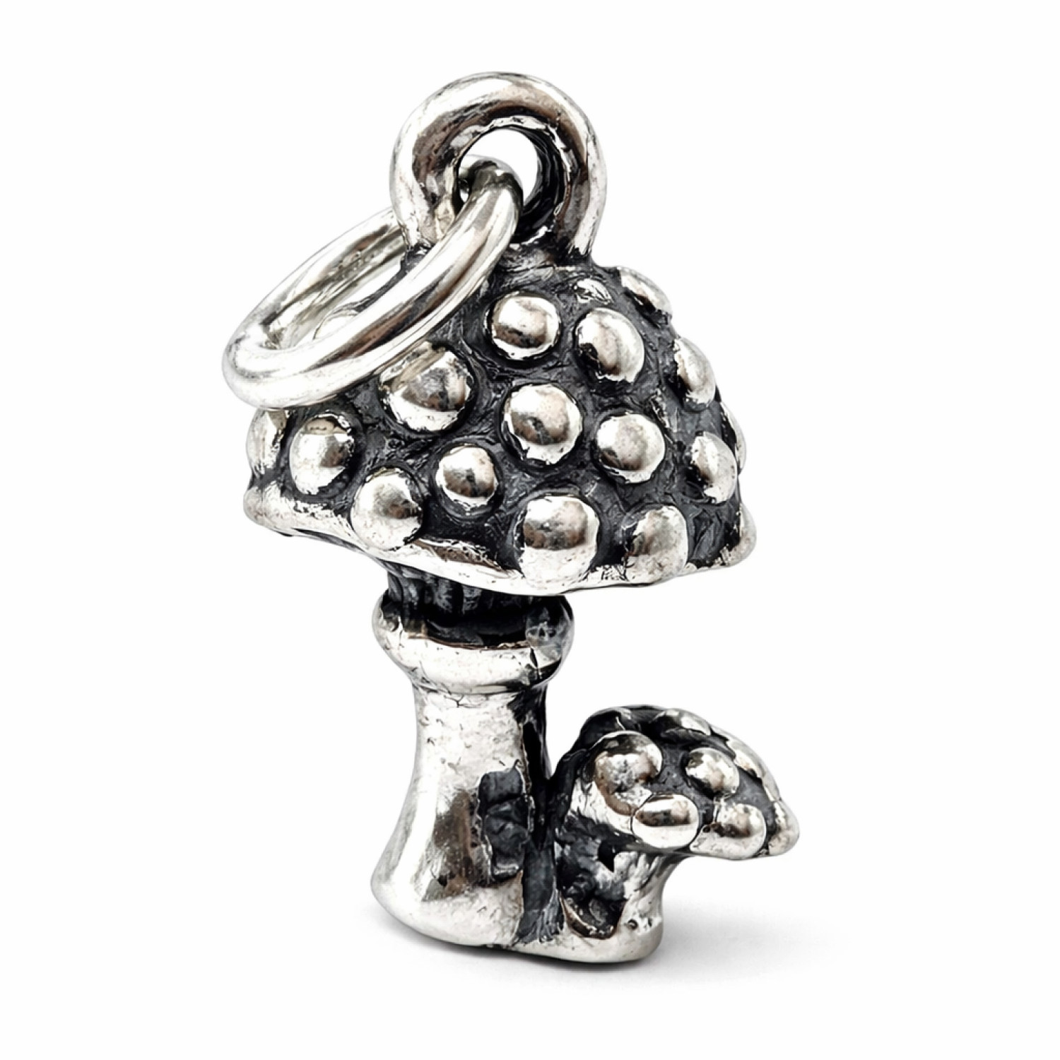 Toadstool Charm 925 Sterling Silver Bracelet Pendant Ethnic Jewellery & Boxed