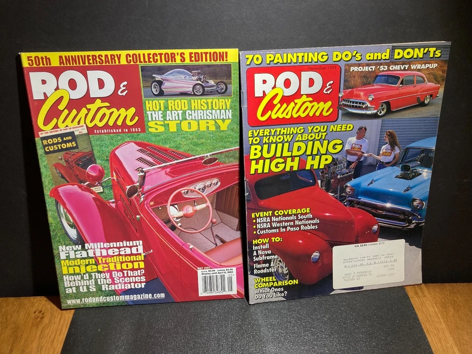 ROD & CUSTOM MAGAZINE LOT (12) 1990-1993-1997-2001-2003-2010 See Pictures - Image 4 of 4