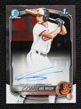 2025 Bowman Draft Chrome Prospect Auto Ike Irish #CPA-II Auto 03cc