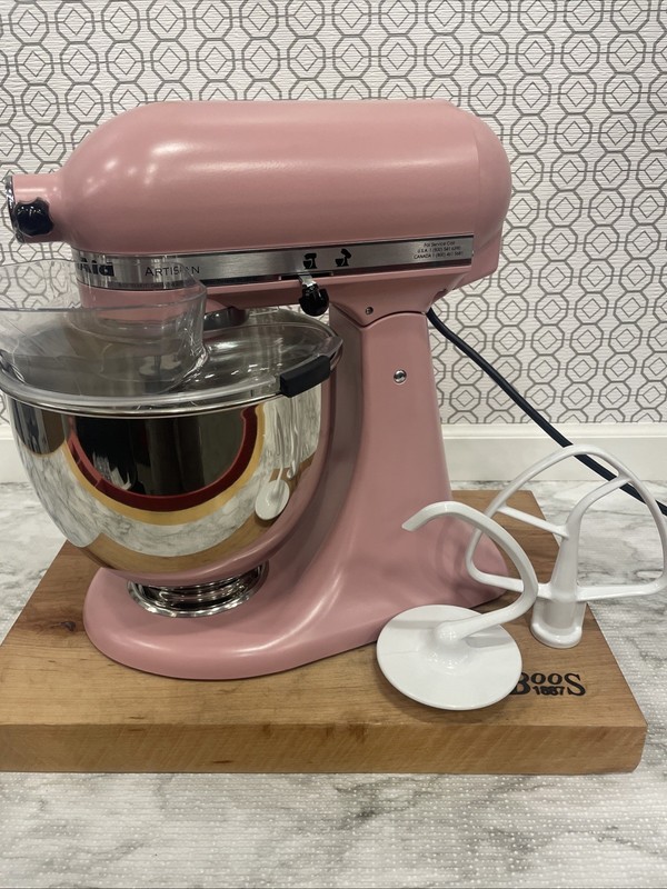 USED KitchenAid 5qt Artisan Stand Mixer | Matte Dried Rose WORKS GREAT!