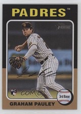 2024 Topps Heritage High Number Graham Pauley #666 10uo