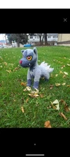 Needle felted Poochyena Plush 