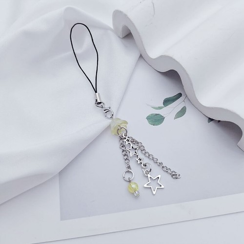 Jellyfish Phone Chain Sweet Tassel Phone Lanyard For Girls Keychain Phone Strap - 第 5/14 張圖片